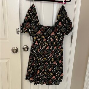 Agua by agua  Bendita Black Floral Dress